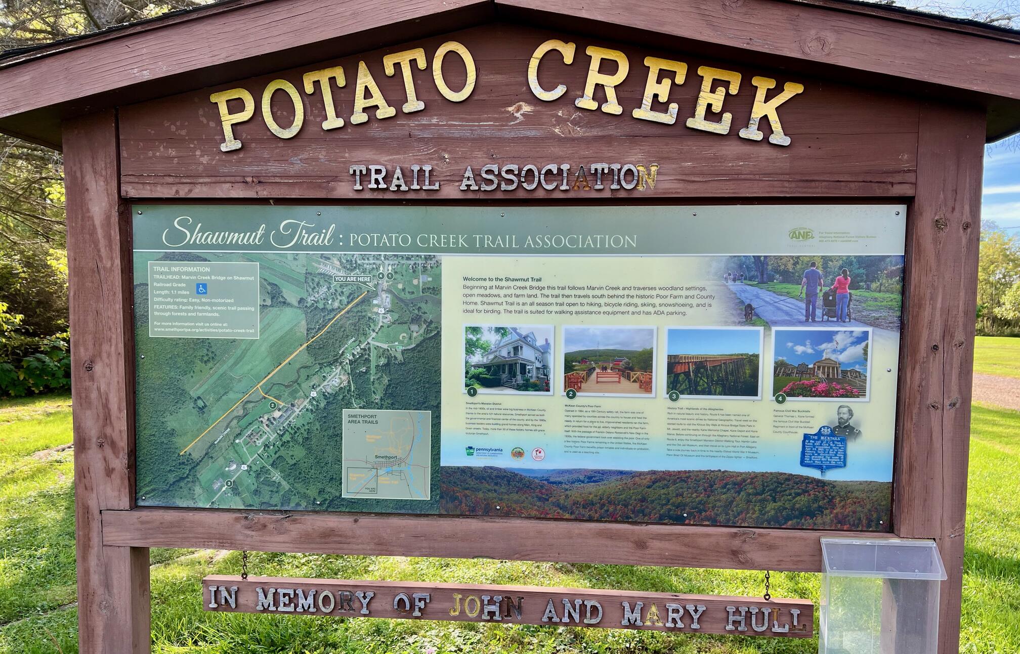 Potato Creek trailhead